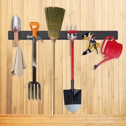 Garage Storage Organization Wall Mount, Garden Tool Organizer 48 Inches