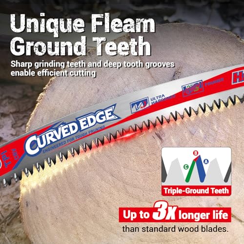 15-Inch Pruning Reciprocating Saw Blades, 6 TPI, Japanese Teeth, 3-Pack