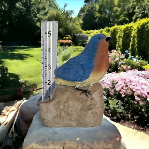 Gift Essentials Bluebird Decorative Rain Gauge - color: Bluebird