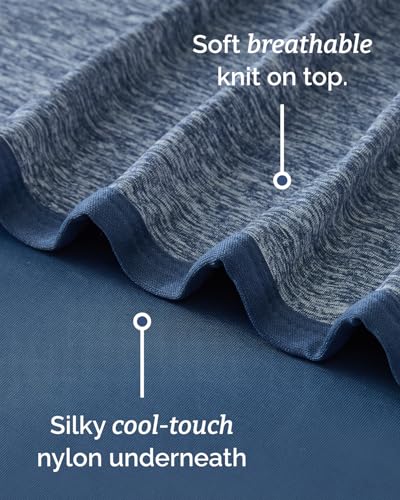 Cooling Blanket for Hot Sleepers - Cold Blanket Queen Size - Navy, 90 x 90 - color: 05 - Navy Blue, size: Full / Queen (90" x 90")