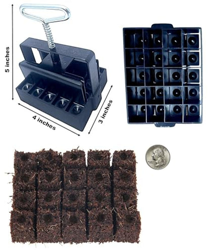 Authentic Ladbrooke Micro 20 Soil Blocker, Twenty 3/4" Blocks, England