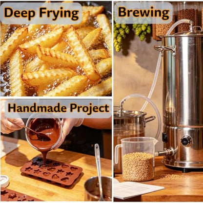 Infrared Thermometer Temperature Gun for Cooking -58℉~1022℉ - color: Black