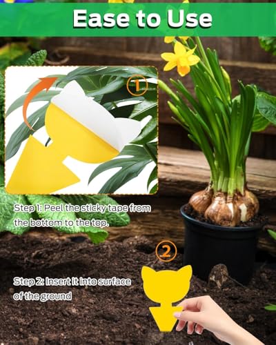 Fruit Fly Traps for Indoors -20 PCS Yellow Sticky Traps - color: Color E-20PCS