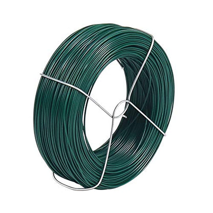 Shintop 328Ft Garden Wire, Green Plant Twist Ties for Climbing Plants - color: Green