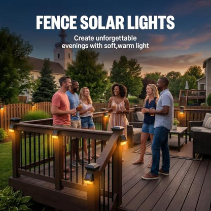 6 Pack Magnetic Solar Lights for Raised Garden Beds