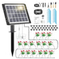 82FT Solar Drip Irrigation System Kit, Auto Watering for 30 Pots - size: 82FT Irrigation System-30 Pot