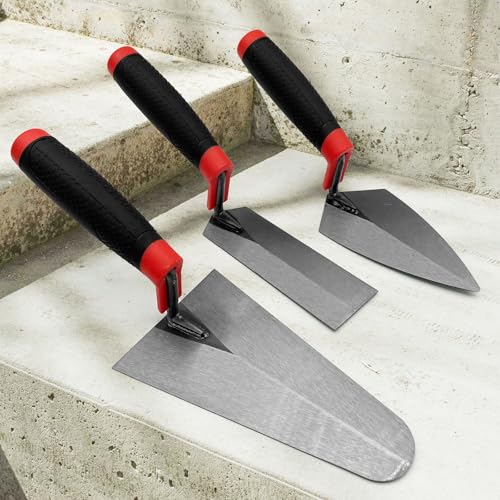 Masonry Tools 3pcs/Set, Bricklaying Hand Tools - size: Masonry Tool 3 Pcs