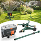 3-in-1 Lawn Sprinkler System with Adjustable 16-30" Riser