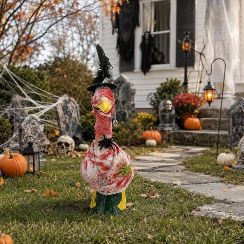 Halloween Porch Goose Outfit, Mummy Costume Set for 23-Inch Goose Statue - color: Mummy