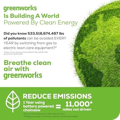 Greenworks 40V 8 in Pole Saw Hedge Trimmer Kit, 2.0 Ah Battery and Charger
