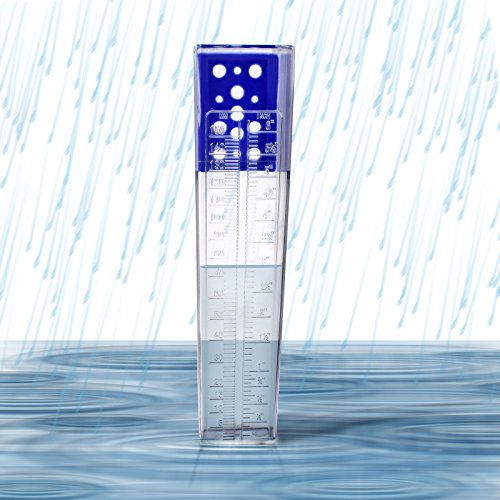 Professional Outdoor Rain Gauge 6 Inch Capacity
