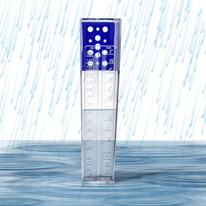 Professional Outdoor Rain Gauge 6 Inch Capacity