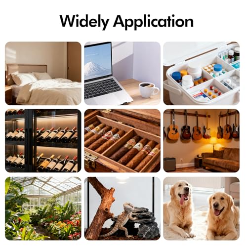 eMylo WiFi Thermometer Hygrometer,Smart Indoor Temperature Humidity Sensor