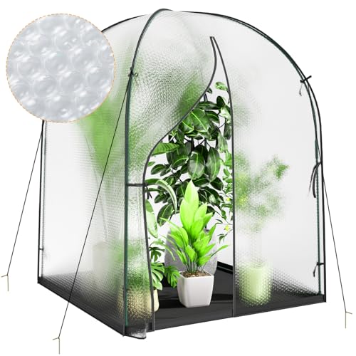 DoCred Greenhouse for Outdoors, 59x59x75 Inch Mini Greenhouses Tent - size: 59x59x75 Inch