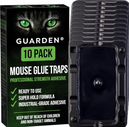 Guarden Extra-Large Glue Traps for Mice & Small Rats - size: Ten Sticky