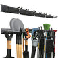 TIDYME Garage Tool Organizer Wall Mount, 64", 4 Racks 8 Hooks, 400 lbs - size: 64" Carbon Steel with 4 Racks & 8 Hooks