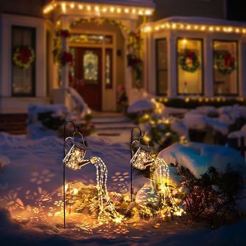 Solar Watering Can Light for Flower Bed Decor, Hanging Gift - size: Standard - 1 Pack