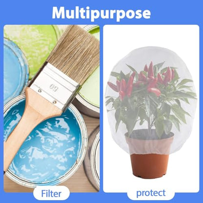 Sukh 15pcs Paint Strainer Bag - 5 Gallon Paint Filter Mesh Strainer Bucket
