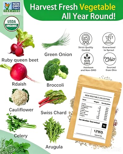Vegetables Seed Pod Kit Compatible with idoo,Ahopegarden,Gardencube with Radish,Ruby Queen Beet,Cauliflower,Celery,Onion,Broccoli,Swiss Chard,Arugula-Suitable for Hydroponics Growing System(8-Pod) - color: Tender Vegetables