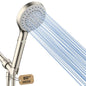 FASDUNT High Pressure Handheld Shower Head with Hose, Brushed Nickel - color: Brushed Nickel, style: 6 Spray-Settings