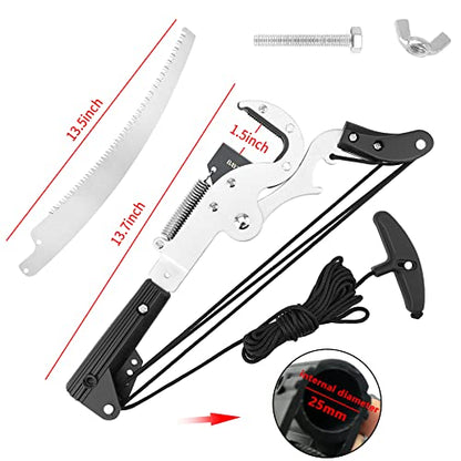BAYTORY Extendable Tree Pruner Shears Head and Saw without Pole
