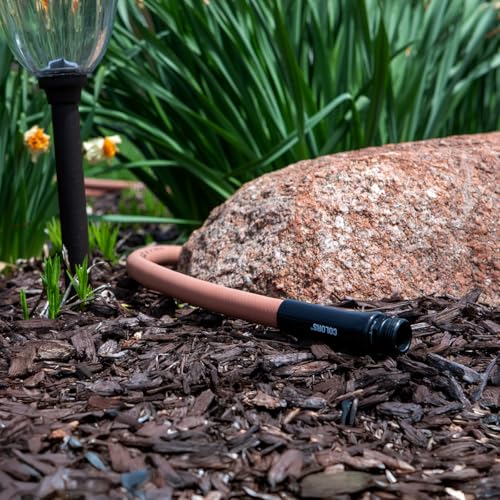 Flexzilla Colors Lead-In Garden Hose 5/8in. x 5ft., Lightweight All-Weather Water Hose, Durable and Flexible, Leak-Free Connections, Red Clay - color: Red Clay, size: 5ft, style: Standard Grip