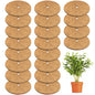 Legigo 20 Pack Coconut Fiber Mulch Ring Tree Plant Protector Mat, 11.8 Inch - color: 20 Pack, size: 11.8 Inch