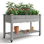 Garvee 48x24x32 Raised Garden Bed w/Lockable Wheels
