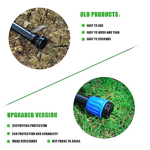 10 Pcs 1/2 Inch Irrigation Tubing End Plugs (1/2"ID x0.6-0.63"OD) - size: 1/2 Inch Plug