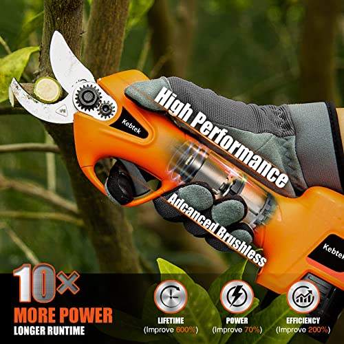 Kebtek Cordless Pruning Shears 25MM Electric Pruners 880G Lightweight