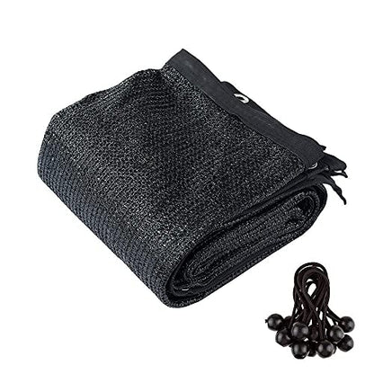 Agfabric 70% Sun-Block Shade Cloth Net Mesh Shade with Grommets for Garden Patio 10’ X 20’, Black - size: 10 x 20 ft - 70%