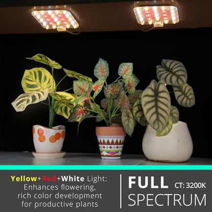 Under Shelf Grow Light, Auto Timer, Dimmable, Warm White, 1-Pack - color: Warm White