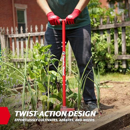 Garden Weasel Claw Pro 3-in-1 Hand Cultivator Tiller Weeder Soil Loosener - style: Cultivator - New Model