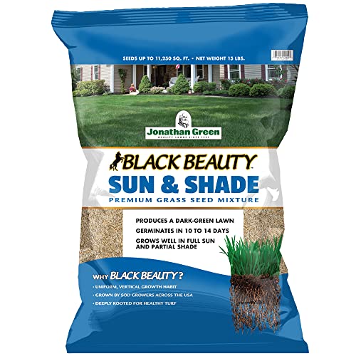 Jonathan Green Black Beauty Sun & Shade Grass Seed - 15 lb - size: 15 lb