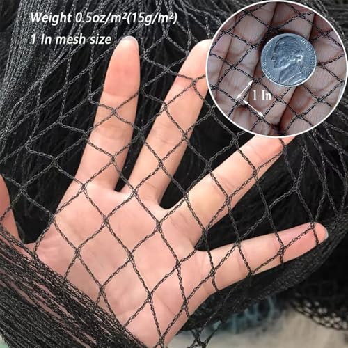 Junflying 25x100 FT Chicken Netting for Hawks & Predator Protection - size: 25x100 FT