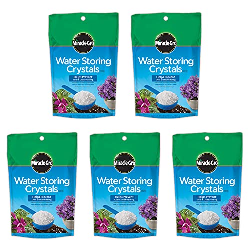 Miracle-Gro Water Storing Crystals, 12 oz. (5-Pack) - size: 12 oz ( 5 pack)