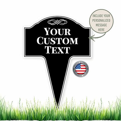 Personalized Aluminum Yard Stake Sign 10x14