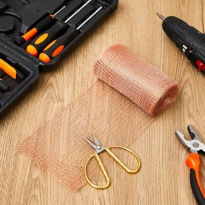 Gisafai 8'' X 150 ft Copper Mesh Roll for Rodent Control, 1 Roll - size: 8" X 150 ft