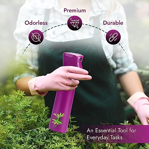 VIGOR PATH Continuous Mist Purple Spray Bottle 300ml Fine Mist for Hair - color: Light Purple - 10oz