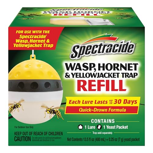 Spectracide Wasp, Hornet & Yellowjacket Trap Refill, 1 Count - size: Trap Refill (Pack of 1)