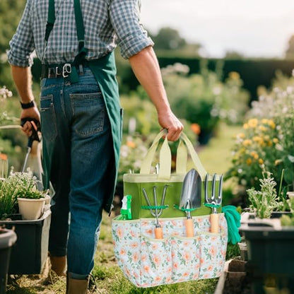 Garden Tool Set with Bag and Gloves