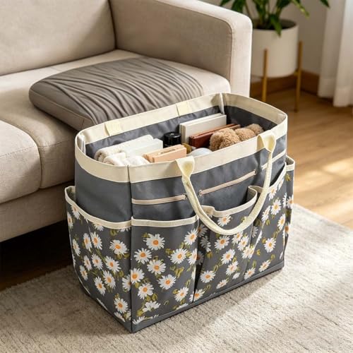 1-Pcs Garden Tool Caddy,Gardening Tote Bag Multi-Pocket,Garden Caddy