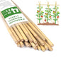 Plant Stakes 4FT, Natural Bamboo Stakes, 25Pcs Sturdy Bamboos Garden Stakes - size: 4Ft, 25Pack