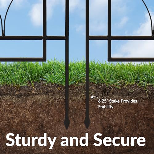 Sunnydaze 48" Black Metal Garden Trellis for Climbing Plants, 2-Pack - style: Chic Diamonds - 48"