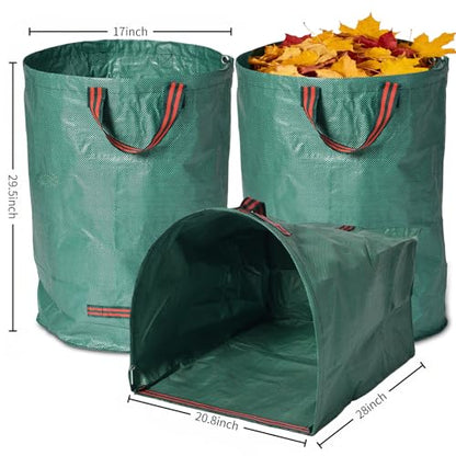 52 and 79 Gallon Reusable Yard Waste Bags, 3 Pack, Leaf Bags - size: 1 Count (Pack of 3)