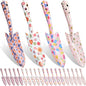 12 Pcs Floral Garden Shovels Bulk Gardening Gift, Pink Daisy - style: Pink Daisy