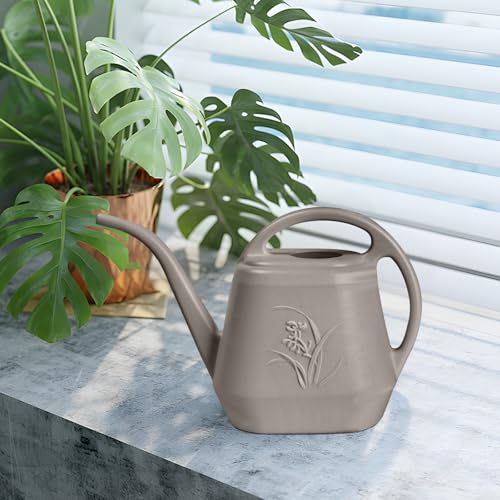 Plant Watering Can Small -1/2 Gallon-Coffee Color - color: Coffee