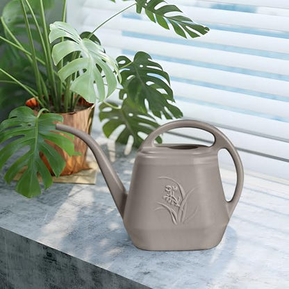 Plant Watering Can Small -1/2 Gallon-Coffee Color - color: Coffee