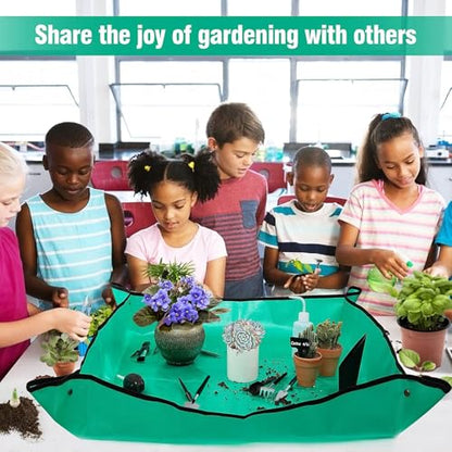 ANPHSIN 20pcs Small Gardening Tools Gifts for Women Beginners, Green - color: Green