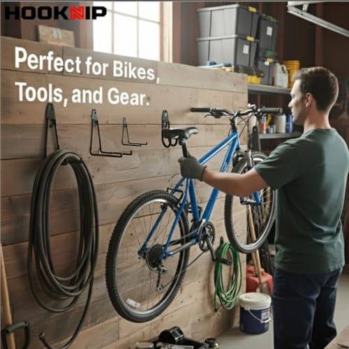 13 Pack Heavy Duty Garage Hooks, Wall Mounted Tool Hangers